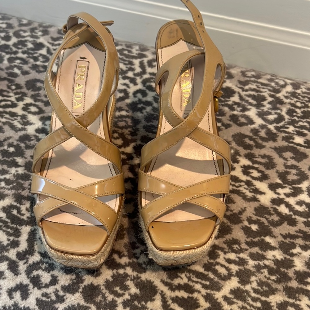 Prada wedges